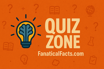 FanaticalFacts.com Quiz Zone with colorful icons representing science, history, tech, and more
