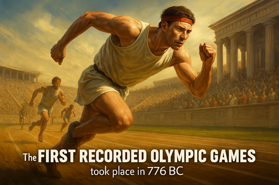 First Olympic Games – high energy photorealistic style