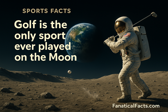 Golf on the moon – high energy photorealistic style