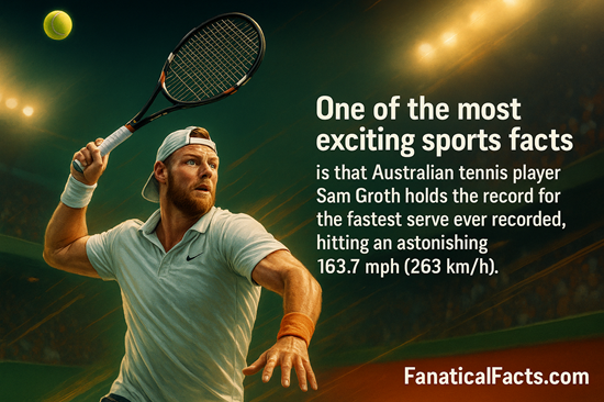 Fastest tennis serve – high energy photorealistic style