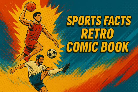 FanaticalFacts.com Sports Facts – Retro Comic Book Style