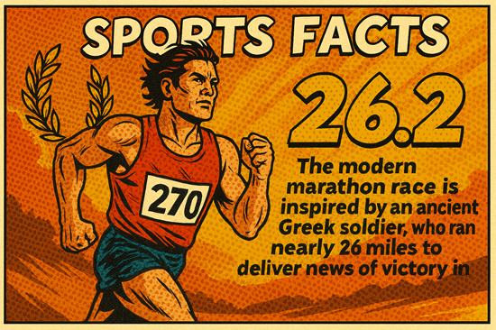 Modern marathon origin – retro comic book style