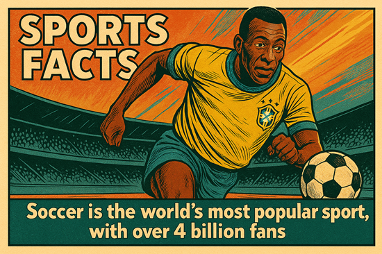 Soccer global popularity – retro comic book style